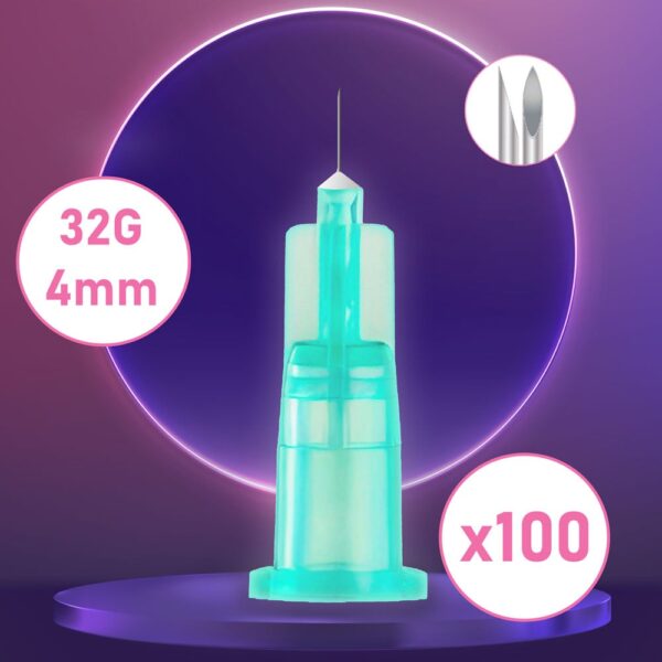 AIGUILLES DE MÉSOTHÉRAPIE ET MICRO INJECTIONS 32G 4MM / SUMBOW
